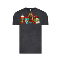 Vintage Black lady of guadalupe coffee Vintage Tee - Jasminsmagicworld