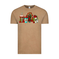 Vintage Coffee lady of guadalupe coffee Vintage Tee - Jasminsmagicworld