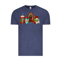 Vintage Denim lady of guadalupe coffee Vintage Tee - Jasminsmagicworld
