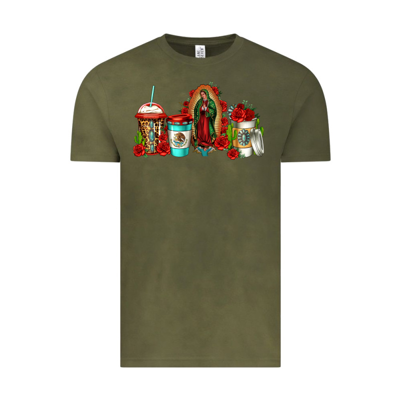 Lady Of Guadalupe Coffee Vintage Tee by Jasminsmagicworld | Teevron