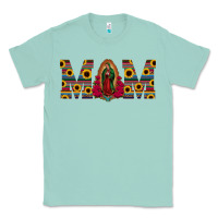 Seafoam mom lady of guadalupe  serape sunflower Classic Tee - Jasminsmagicworld