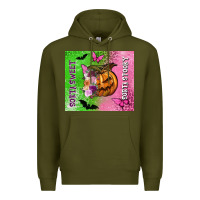 Army Green Sorta sweet sorta spooky Premium Hoodie - NancyCooperArtShop
