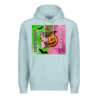 Blue Mist Sorta sweet sorta spooky Premium Hoodie - NancyCooperArtShop