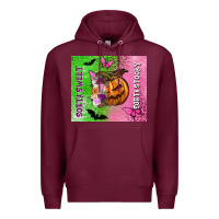 Burgundy Sorta sweet sorta spooky Premium Hoodie - NancyCooperArtShop