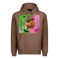 Chestnut Sorta sweet sorta spooky Premium Hoodie - NancyCooperArtShop