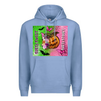 Colony Blue Sorta sweet sorta spooky Premium Hoodie - NancyCooperArtShop