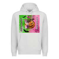 Dove Grey Sorta sweet sorta spooky Premium Hoodie - NancyCooperArtShop