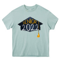 Senior 2022 Graduation Cap Heavy Core Tee | Teevron