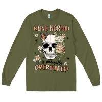 Army Green being normal is painfully overrated Long Sleeve Tee - MaliasSmallBusiness
