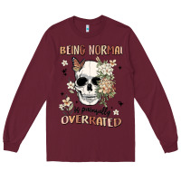 Burgundy being normal is painfully overrated Long Sleeve Tee - MaliasSmallBusiness