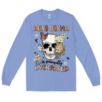 Colony Blue being normal is painfully overrated Long Sleeve Tee - MaliasSmallBusiness