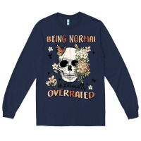 Navy being normal is painfully overrated Long Sleeve Tee - MaliasSmallBusiness