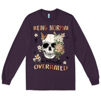 Plum being normal is painfully overrated Long Sleeve Tee - MaliasSmallBusiness