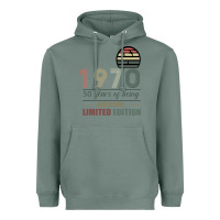Sage Vintage 1970 Limited Edition 50 Years Of Being Awe Heavyweight Hoodie - Bettercallsaul
