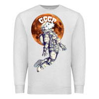 Oatmeal Heather Laika, space traveler Premium Sweatshirt - Bettercallsaul