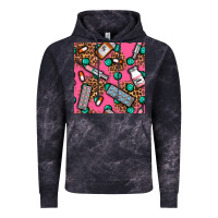 Cloud Black Medicines And Pills Seamless Pattern Vintage Hoodie - BundleAndBundleShop
