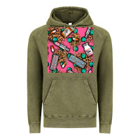 Vintage Olive Medicines And Pills Seamless Pattern Vintage Hoodie - BundleAndBundleShop