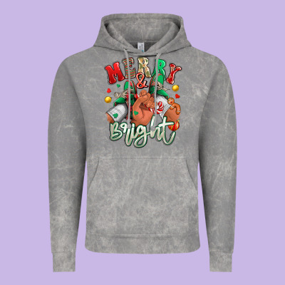 Merry And Bright Black Man Sneakers Vintage Hoodie Designed By Ranaportraitstore