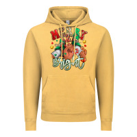 Vintage Mustard merry and bright black man sneakers Vintage Hoodie - RanaPortraitStore
