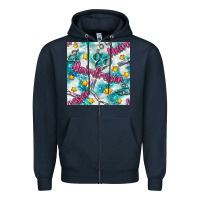 Navy Hairdresser Scissor And Stars With Glitter Seamless Pattern Bbs Zipper Hoodie - BundleAndBundleShop