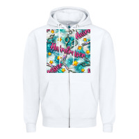 White Hairdresser Scissor And Stars With Glitter Seamless Pattern Bbs Zipper Hoodie - BundleAndBundleShop