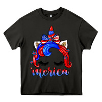 Asphalt 4th of july 'merica unicorn Heavy Core Tee - Zillion Design Studio