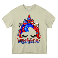 Mossy 4th of july 'merica unicorn Heavy Core Tee - Zillion Design Studio