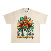My First Thanksgiving Turkey Urban Heavy Tee | Teevron