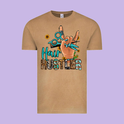 Hair Hustler Vintage Tee Designed By Jasminsmagicworld