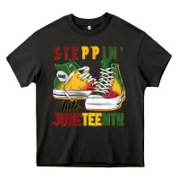 Asphalt steppin' into juneteenth Heavy Core Tee - BarkalooDesign