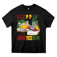 Black steppin' into juneteenth Heavy Core Tee - BarkalooDesign