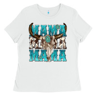White mama mama mama Ladies Tee - texasbilliewilder