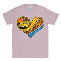 Lilac school bus heart Classic Tee - Jasminsmagicworld