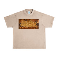 French Oak wooden leopard glitter  license plate template Urban Heavy Tee - BarkalooDesign