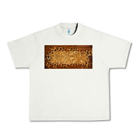 Pistachio wooden leopard glitter  license plate template Urban Heavy Tee - BarkalooDesign