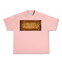 Salmon wooden leopard glitter  license plate template Urban Heavy Tee - BarkalooDesign