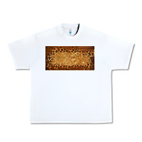 White wooden leopard glitter  license plate template Urban Heavy Tee - BarkalooDesign