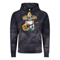 Cloud Black mexican gnomes guitar sombrero serape Vintage Hoodie - Artiststas