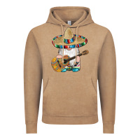 Vintage Coffee mexican gnomes guitar sombrero serape Vintage Hoodie - Artiststas