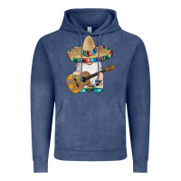 Vintage Denim mexican gnomes guitar sombrero serape Vintage Hoodie - Artiststas