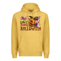 Antique Gold Just a girl who loves Halloween Premium Hoodie - NancyCooperArtShop