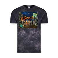 Cloud Black born to camp Vintage Tee - NancyCooperArtShop