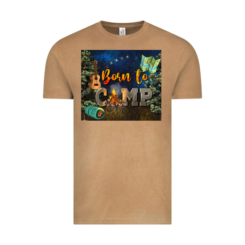 Born To Camp Vintage Tee by NancyCooperArtShop | Teevron