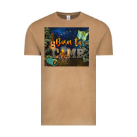 Vintage Camel born to camp Vintage Tee - NancyCooperArtShop