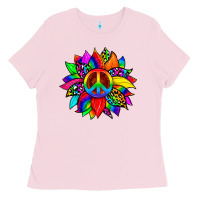 Bubblegum Pink pride sunflower Ladies Tee - Zillion Design Studio