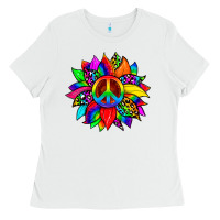 White pride sunflower Ladies Tee - Zillion Design Studio