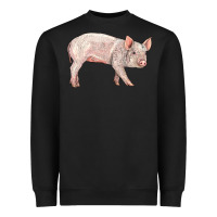Black american yorkshire pig  baby Heavyweight Sweatshirt - LillyAllenDesigns