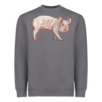 Storm american yorkshire pig  baby Heavyweight Sweatshirt - LillyAllenDesigns