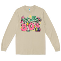 Mushroom totally 80s retro vintage Long Sleeve Tee - MaliasSmallBusiness
