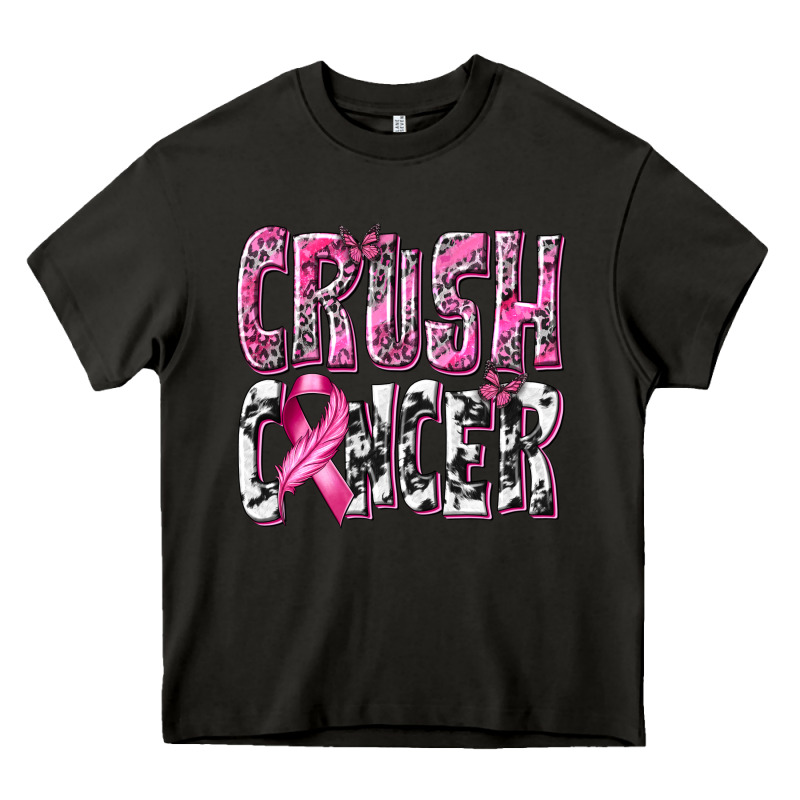 Crush Cancer Heavy Core Tee by texasbilliewilder | Teevron